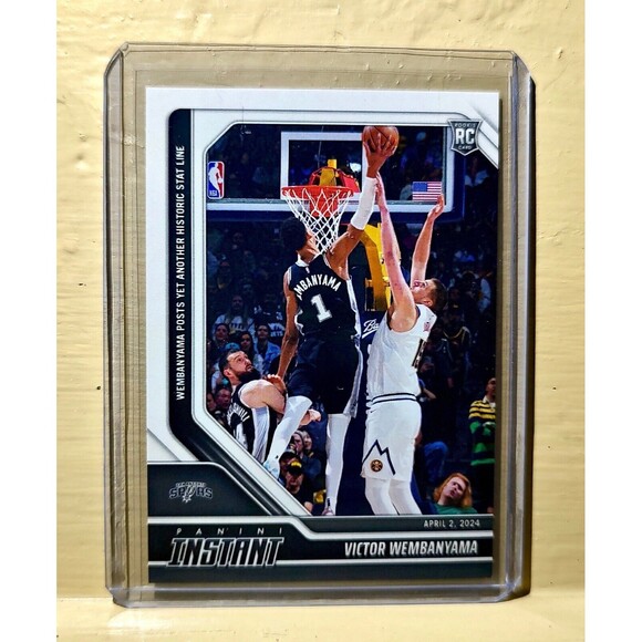 Victor Wembanyama 2023-24 Panini #473 NBA Rookie Card 1 of 2880 - Picture 1 of 2